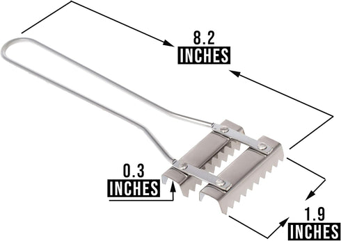 Home Stainless Steel Fish Cleaner - Fishing Cleaning Tool Brush - Fish Skin Scraper Remover - Fish Skinning Scaler - Clean Fish Peeler...