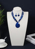 Big Teardrop Pendant Necklaces for Women Colorful Beaded Necklaces Statement Set for Holiday....