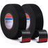 2 Rolls Black Wire Harness Cloth Tape, Speaker Wiring Harness Cloth Tape, for Automobile Electrical Wire harnessing Noise Dampening Heat Proof (Wi...