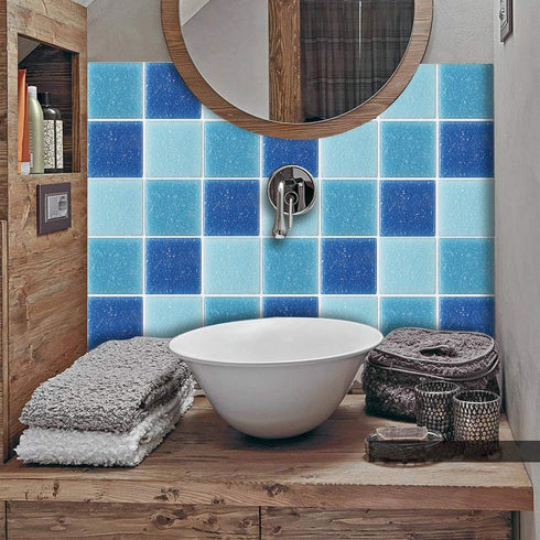 25 Pcs Self-adhesive Tile transfer for Home Decor, Peel and stick Tile Decal, Water-proof Backsplash Wall Tile Sticker for Kitchen Bathroom, 6x6in...