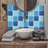 25 Pcs Self-adhesive Tile transfer for Home Decor, Peel and stick Tile Decal, Water-proof Backsplash Wall Tile Sticker for Kitchen Bathroom, 6x6in...