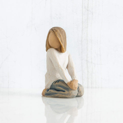 Willow Tree Joyful Child, Nurtured by Your Loving Care, A Reminder of Loving Family Relationships, Closeness, Love, Sculpted Hand-Painted Figure...