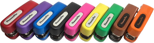 Praxxis Pro Office Supplies - Aria-Plus Half-Strip Mini Stapler - Durable, Compact, and Colorful Stapler for Office and Travel Use, Compatible wit...