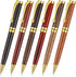 Yeaqee Luxury Wood Ballpoint Pens 1.0mm Elegant Fancy Writing Pens Wooden Black Ink Pens Graduation Gift Pen for Men Women Employee Teacher Journa...