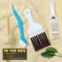 Air Conditioner Condenser Fin Cleaning Brush 3 Pieces,Stainless Steel Straightener Coil Comb Brush,Refrigerator Coil Cleaning Whisk Brush Tool Set...
