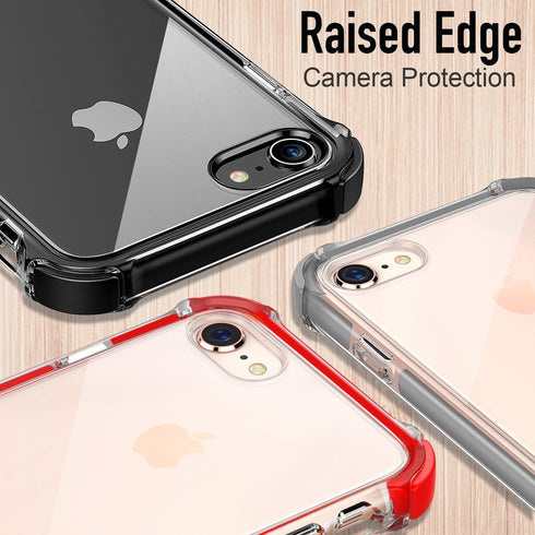 MATEPROX Compatible with iPhone Se 2022 Case, iPhone SE 2020 case iPhone 8 case iPhone 7 Case Clear Shield Heavy Duty Anti-Yellow Anti-Scratch Sho...