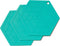 Trivet Mat, Set of 3 Silicone Pot Holder, Hot Pads, Potholder for Pots and Pans (Aqua Saltwater)...