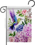 Breeze Decor Purple Hummingbird Garden Flag Friends Birds Flamingo Cardinal Peacock Springtime Natural Wildlife House Decoration Banner Small Yard...
