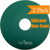 2 Silicone Dehydrator Sheets NON-Toxic for Nesco Round Dehydrators Fruit Roll Up Fruit Leather Circle ReUsable Flexible Non Stick - 2 FLAT Sheets...