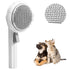 Pet Grooming Brush,Cat Brush for Shedding,Self Cleaning Slicker Brush for Short and Long Haired Dogs Cats Rabbits,Dog Brush Gently Removes Loose U...