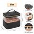 CUBETASTIC Travel Makeup Bag, Large Capacity Make Up Bag for Women Transparent Plastic Patchwork Clear Cosmetic Skincare Organizer Train Case Wate...