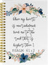 Christian Art Gifts Journal Notebook - Christian Notebook for Women, Bible Journaling Notebook, Floral Journal, 5.5×8.3 Spiral Bound Notebook with...