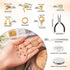 Pandahall 2045Pcs Jewelry Findings Kit 4 Colors Crimp Beads Covers Wire Guardians Jump Rings Lobster Claw Clasp Bead Tips with Pliers Beading Wire...