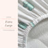 Baby Changing Pad Cover Set Muslin, Portable Contoured Diaper Change Pad Sheet for Boys and Girls by Vlokup, Flamingo...