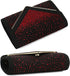 CHARMING TAILOR Envelope Purse Formal Faux Suede Clutch Rhinestone Evening Bag for Women Party Handbag...
