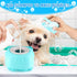Dog Bath Brush with Gloves, Cat Bathing Gloves, Silicone Dog washing Gloves with High-Density Teeth, Dog Bath Supplies Christmas Gifts for Long Sh...