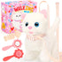Tagitary Plush Toys Electronic Toy Cat That Walking and Meowing,Tail Wagging Interactive Toy Cat for Kids with Leash,Easter Christmas Birthday Gif...
