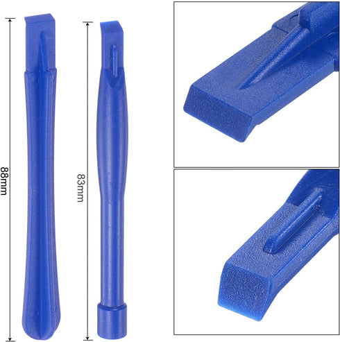 uxcell 12in1 Set Electronics Repair Tool Kit, Plastic Pry Bar, Scraper, Disassemble Removing Set for Screen Glue Removal...
