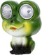 Solar Frog Light Outdoor Garden Lights Decoration Lights Outdoor Outside Solar Lights Frog Figures Miniature Frog Solar Powered Frogs Garden Lante...