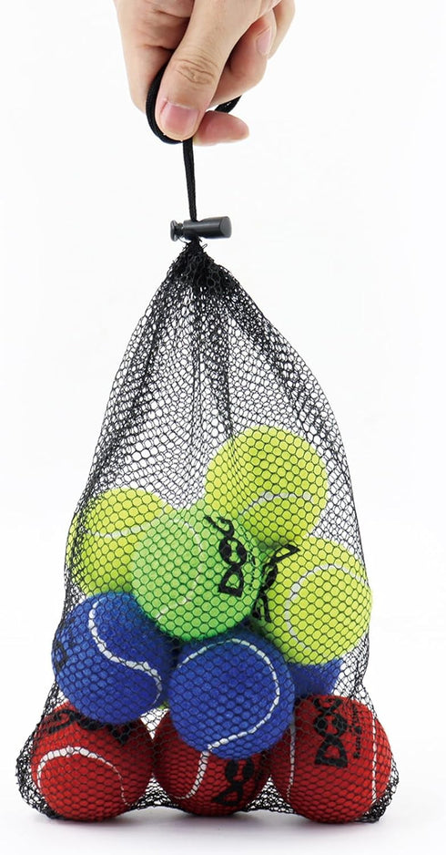 Tennis Balls for Small Dogs Pack of 12 Colorful Easy Catching Pet Dog Balls (2.0inch-4colors)...