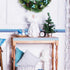 69Ft Christmas Bulletin Board Borders 5 Design 60Pcs Winter Snowflake Trim Borders Blue Plaid Stripe Dot Bulletin Board Stickers for School Classr...