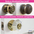 Enjoy Cover - Door Knob Cover Grips Non Slip Arthritis & Senior Living Aids Grippy Easy Open Decorative. Simple Functional Effective Solution- 4 P...