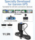 Dash Cam Charger Cable, 11.5FT Mini USB for 12V-24V Cars & Trucks, 3-in-1 Charging for Dash Cam, GPS Navigator, Mobile Phones & Other Devices......