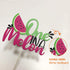 One in a Melon Cake Topper Glitter Watermelon cake Topper Watermelon Themed Kids Party Supplies Decorations for Baby Shower,1st Birthday Party Cak...