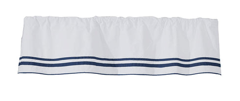 Baby Doll Bedding Soho Window Valance, Navy...