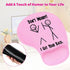 Funny Mouse Pad with Wrist Support,Pink Mouse Pad Ergonomic Mouse Pad with Comfortable Gel Wrist Rest Support, Non-Slip Base Mouse Pad for Home Of...
