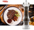 Salt Pepper Grinder Mill Arcylic,the Best Peppercorn Grinder with Adjustable Mill-Clear...