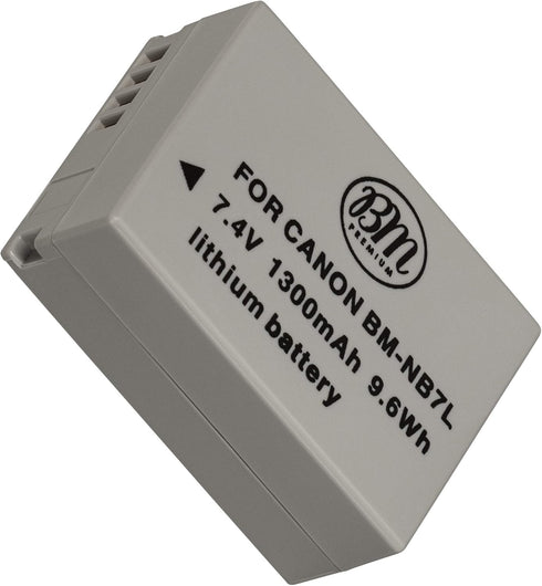 Big Mike's BM Premium NB-7L Battery for Canon PowerShot G10, G11, G12, SX30 IS Digital Camera...