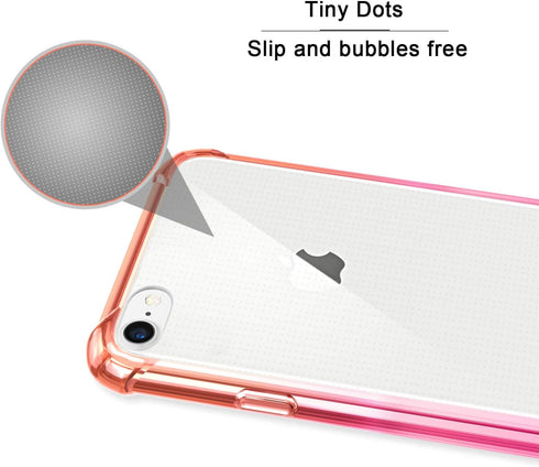 SALAWAT for iPhone SE 2020 Case, iPhone 7 Case, Clear iPhone 8 Case Cute Anti Scratch Slim Phone Case Cover TPU Bumper Hard PC Back Shockproof Pro...