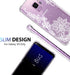 KIOMY Clear Case for Samsung Galaxy S9, Airbags Corners Shockproof Bumper Protective Cover Hybrid Design Hard PC Back + Flexible TPU Frame Lace Fl...