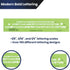 Pacific Arc Modern Bold Lettering Template Guide, with 1/8 to 1/4 Inch Letters...