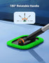 AstroAI Windshield Cleaner, Microfiber car Window Cleaner with 4 Reusable and Washable Microfiber Pads and Extendable Handle Auto Inside Glass Wip...