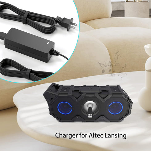 18V AC Adapter Charger for Altec Lansing IMW999 IMW999STL IMW889 IMW889L IMW889-BLKC ROCKBOX XL Wireless Bluetooth Speaker MID 2390819 2390520 JT0...