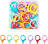 LiQunSweet 35 Pcs 7-Colors Iron Lobster Claw Clasp Hard Hook Lanyard Snap Clips DIY Accessories Hardware for Crafts Bags Keychains Jewelry Making ...