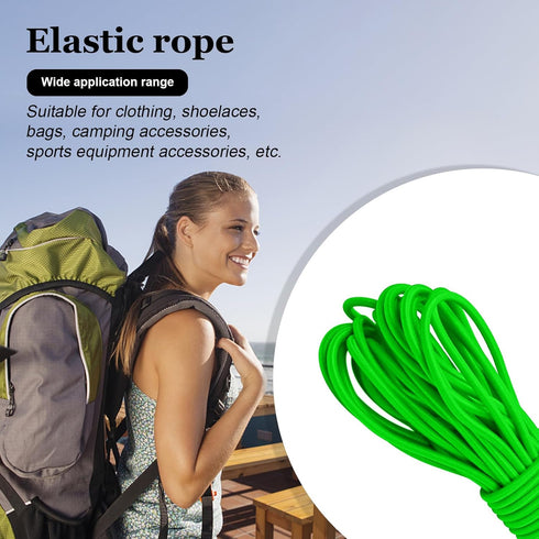 1/8" Bungee Shock Cords,32 Feet Elastic Nylon Cords Kayak Stretch String Rope for Bikes,Tie Downs,Boating,Camping,Cars,Fitness and Outdoor Enthusi...