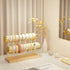 ProCase Bracelet Holder Display Bracelet Organizer Stand, Gold Detachable Bangle Storage Rack for Selling, Velvet Wrap Watch Holder with Wooden Ba...