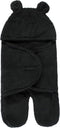 Hudson Baby Unisex Baby Animal Sherpa Baby Outdoor Stroller Sack Wrap, Black, One Size...