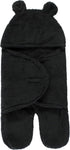 Hudson Baby Unisex Baby Animal Sherpa Baby Outdoor Stroller Sack Wrap, Black, One Size...