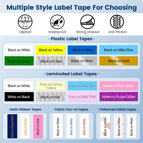 Phomemo M960 Label Maker with Tape,Mini Label Maker Printer,Bluetooth Label Makers,Smartphone Labeler, Easy to Use, for School Item Home Business ...