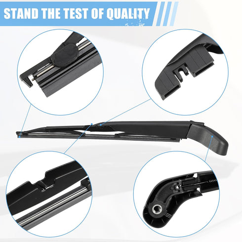 ACROPIX Rear Windshield Wiper Blade Arm Replacement Set OEM Quality Fit for Volvo V50 2004-2012 - Pack of 2...