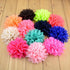 Fodattm 30PCS Women 30 Solid Colours 4" Chiffon Fabric Flowers DIY Flower Headbands Decorative Wedding Flowers...