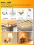 G9 LED Bulb 8W 75W 80W Halogen Equivalent, Dimmable 800LM 2700K Soft Warm White T4 G9 Bi Pin Base Light Bulbs for Chandelier Pendant Wall Ceiling ...
