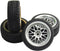 12mm Hub Wheel Rims Rubber Tires for RC 1/10 on-Road Touring Racing Car A for RC 1: 10 on-Road Racing car, Drift, Touring car (4pcs)...