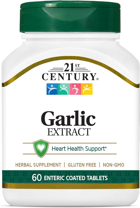 21st Century Garlic (odorless) Tablets, 60 Count (21840)...