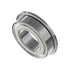 F63800ZZ Flange Ball Bearing 10×19×7mm Double Metal Shielded Flanged Bearing Chrome Steel ABEC-1(P0) Z2 Deep Groove Ball Bearing for Industrial Ma...