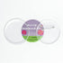 12 Buttons to Design 2.5" Diameter Clear, Pop & Place Your Insert, Pin Back on Clothes, Hats, Bags, for Kids & Adults, Athlete and Events Support,...